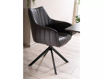 Kitchen Chair Tel Aviv | size: Width: 61cm, Height: 86cm, Depth: 44cm | color: Gray | image: 1 | variant: 1003947