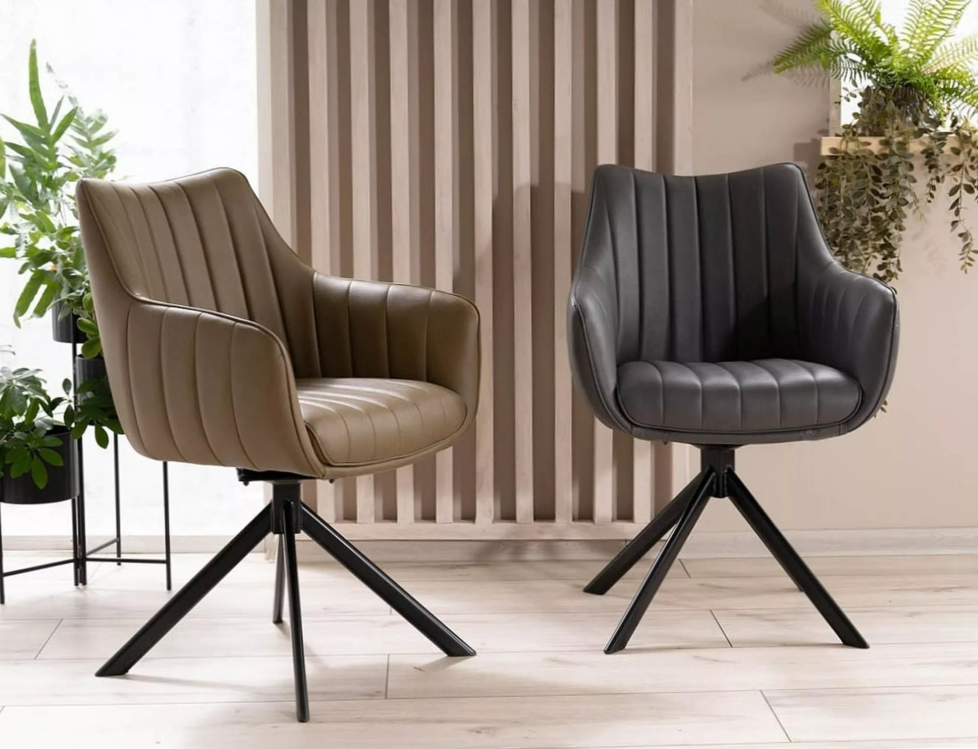 Kitchen Chair Tel Aviv | size: Width: 61cm, Height: 86cm, Depth: 44cm | color: Olive | image: 2 | variant: 1003946