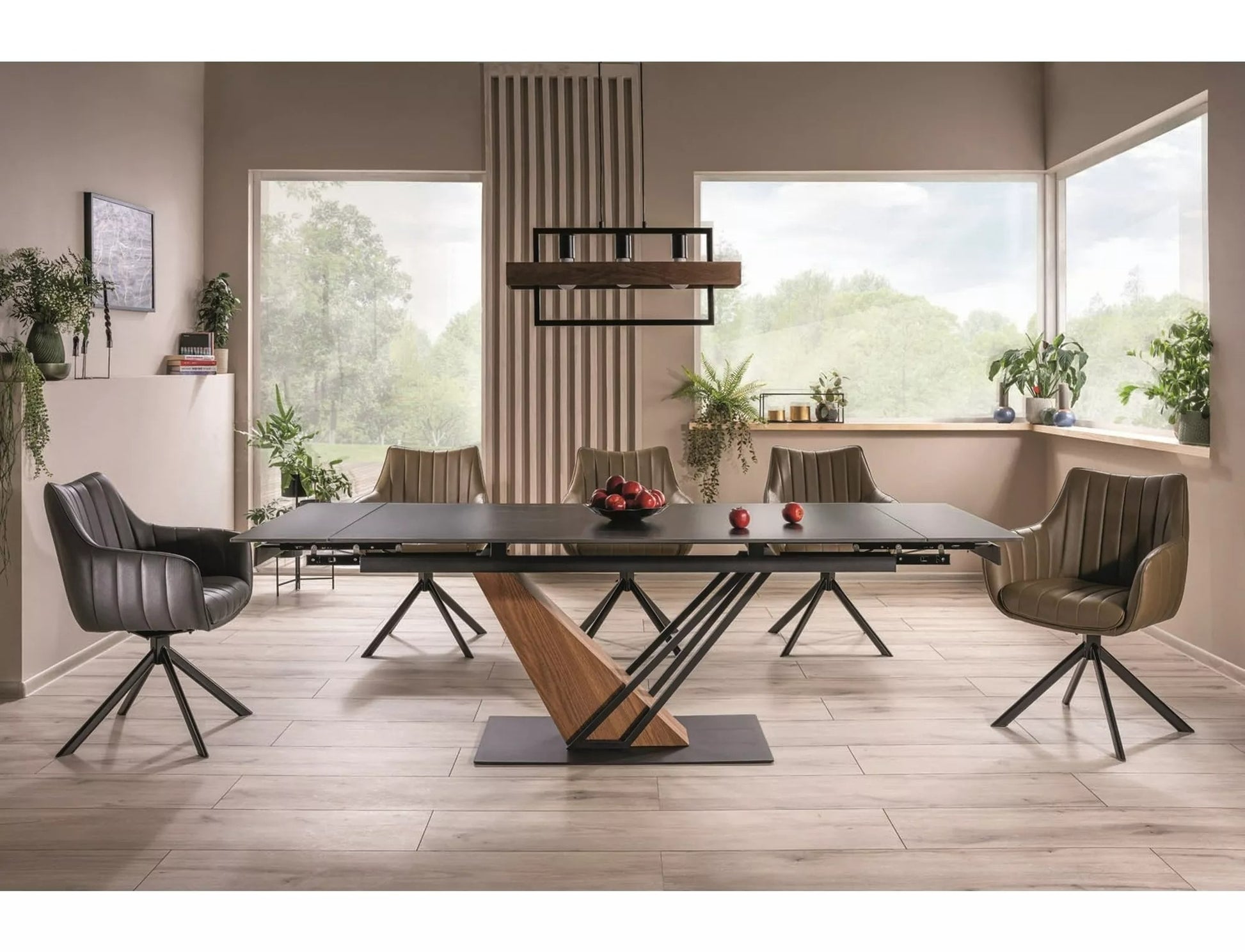 Kitchen Chair Tel Aviv | size: Width: 61cm, Height: 86cm, Depth: 44cm | color: Olive | image: 4 | variant: 1003946