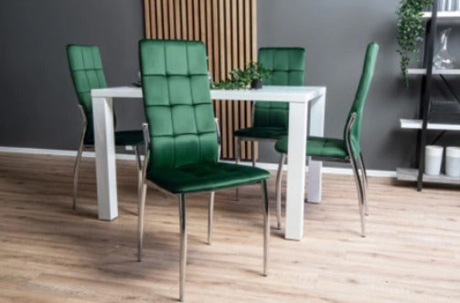 Kitchen Chair Torshavn | size: Width: 43cm, Height: 101cm, Depth: 54cm | color: Green | image: 3 | variant: 1002328