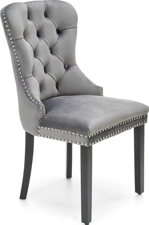 Kitchen Chair Toulouse | size: Width: 54cm, Height: 100cm, Depth: 60cm | color: Gray | image: 1 | variant: 1002561
