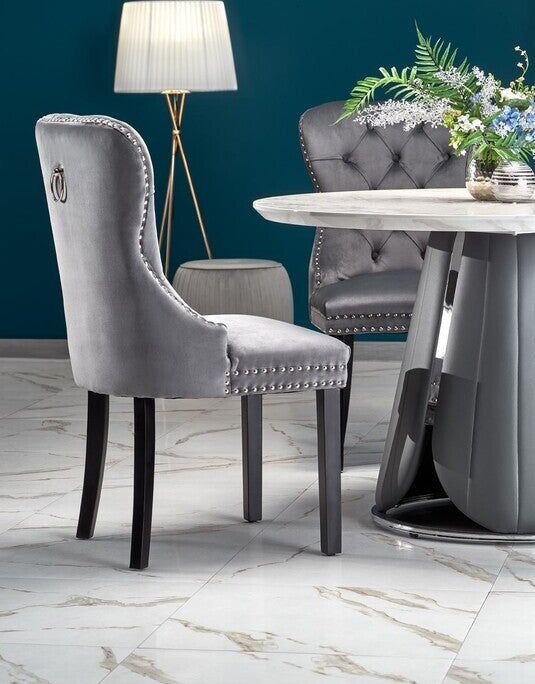 Kitchen Chair Toulouse | size: Width: 54cm, Height: 100cm, Depth: 60cm | color: Gray | image: 5 | variant: 1002561