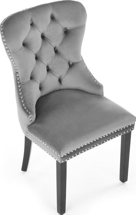 Kitchen Chair Toulouse | size: Width: 54cm, Height: 100cm, Depth: 60cm | color: Gray | image: 8 | variant: 1002561