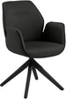 Kitchen Chair Tunbridge | size: Width: 60.5cm, Height: 91cm, Depth: 58.5cm | color: Black/Grey | image: 1 | variant: 1000770