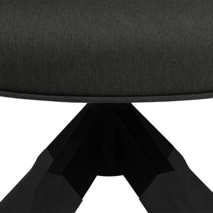 Kitchen Chair Tunbridge | size: Width: 60.5cm, Height: 91cm, Depth: 58.5cm | color: Black/Grey | image: 4 | variant: 1000770