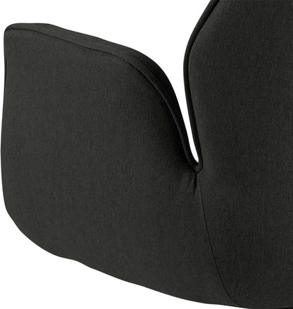 Kitchen Chair Tunbridge | size: Width: 60.5cm, Height: 91cm, Depth: 58.5cm | color: Black/Grey | image: 7 | variant: 1000770