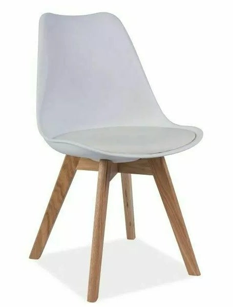 Kitchen Chair Ulaanbaatar | size: Width: 49cm, Height: 83cm, Depth: 41cm | color: White | image: 0 | variant: 1003817
