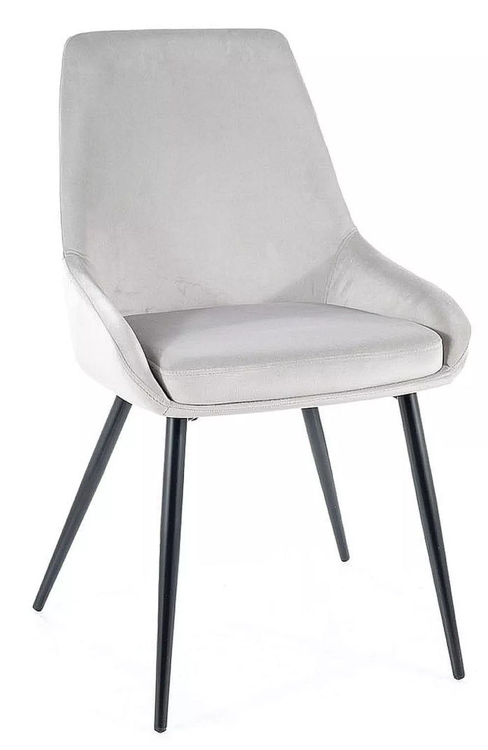 Kitchen Chair Ulan Bator | size: Width: 49cm, Height: 85cm, Depth: 43cm | color: Gray | image: 0 | variant: 1003894