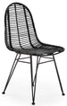 Kitchen Chair Utena | size: Width: 45cm, Height: 90cm, Depth: 55cm | color: Black | image: 0 | variant: 1002251