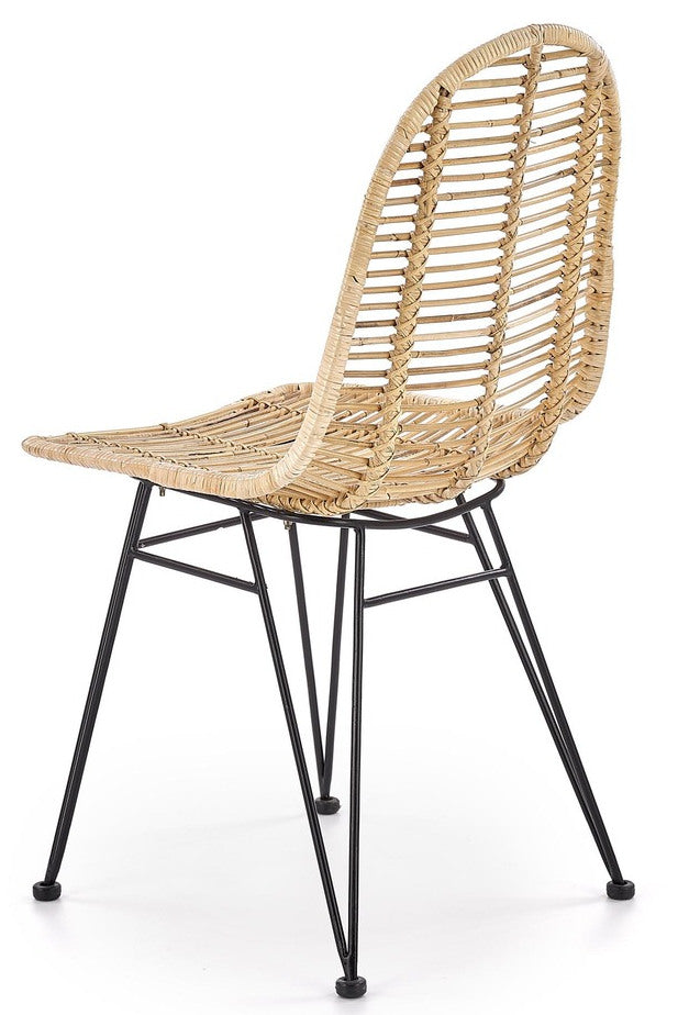 Kitchen Chair Utena | size: Width: 45cm, Height: 90cm, Depth: 55cm | color: Brown | image: 2 | variant: 1002252