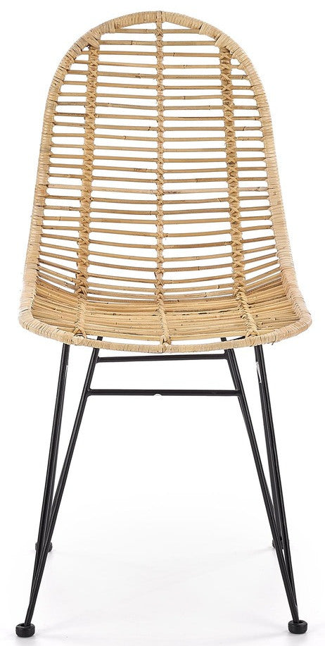 Kitchen Chair Utena | size: Width: 45cm, Height: 90cm, Depth: 55cm | color: Brown | image: 3 | variant: 1002252