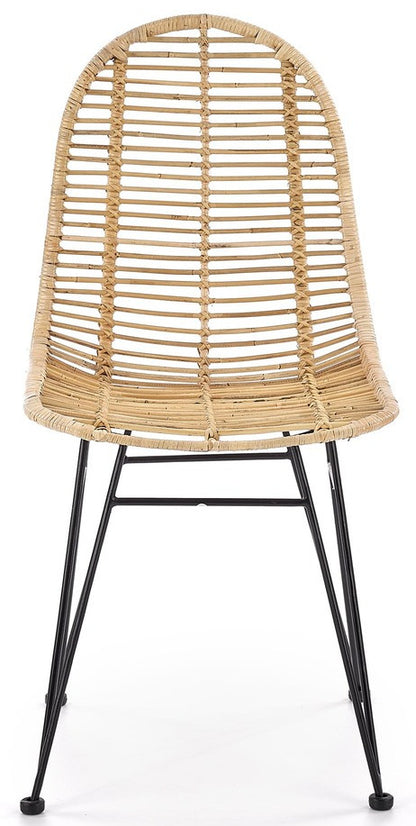 Kitchen Chair Utena | size: Width: 45cm, Height: 90cm, Depth: 55cm | color: Brown | image: 3 | variant: 1002252