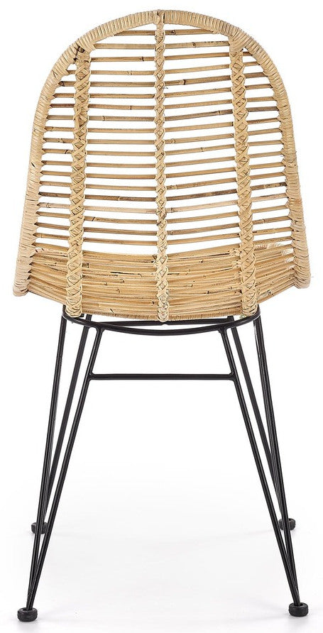 Kitchen Chair Utena | size: Width: 45cm, Height: 90cm, Depth: 55cm | color: Brown | image: 4 | variant: 1002252