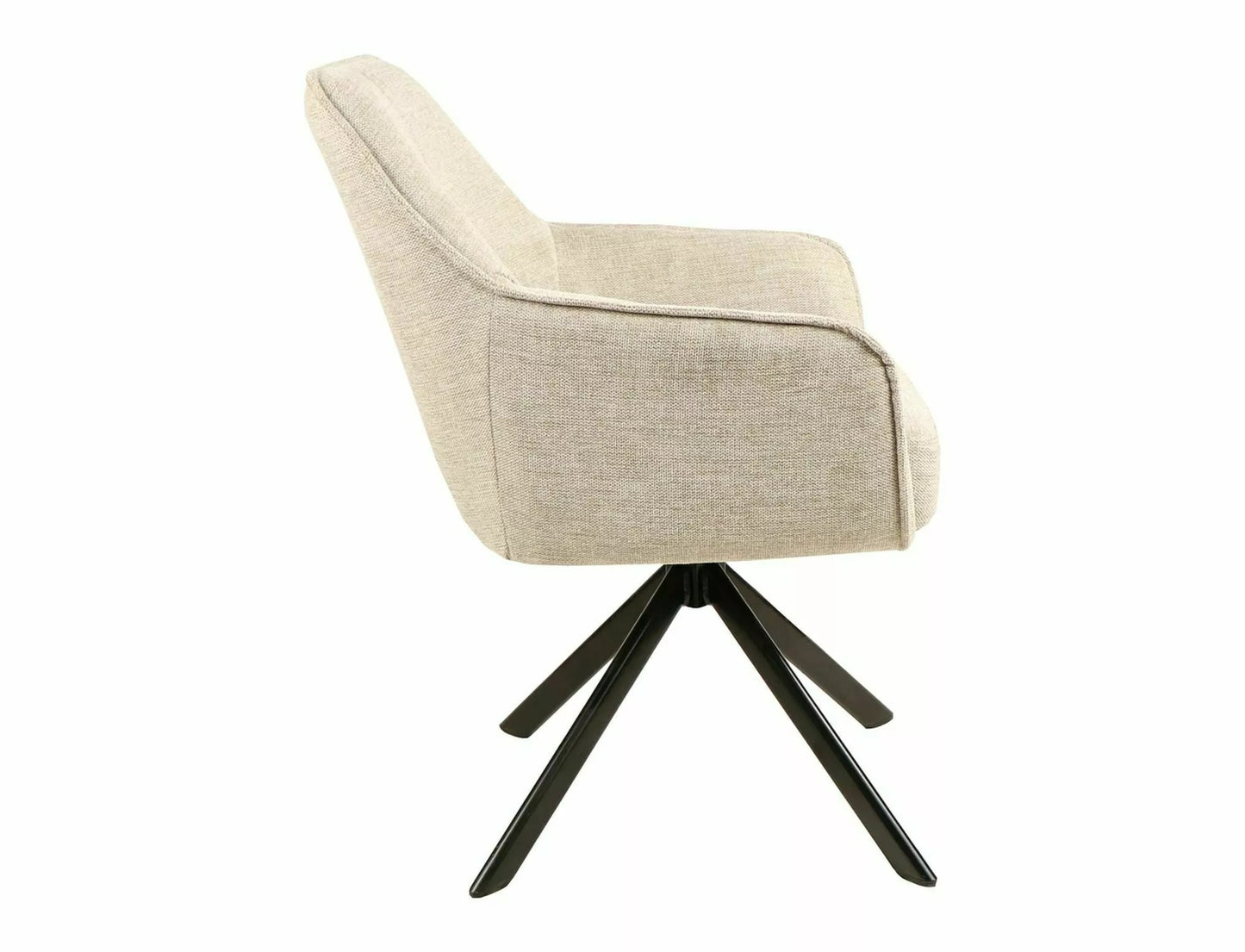 Kitchen Chair Utrecht | size: Width: 55cm, Height: 83cm, Depth: 45cm | color: Beige | image: 2 | variant: 1003793