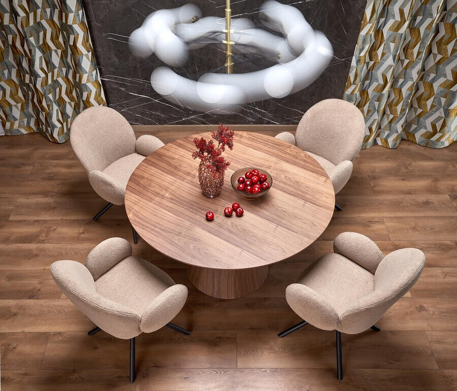 Kitchen Chair Valencia | size: Width: 64cm, Height: 90cm, Depth: 63cm | color: Beige | image: 1 | variant: 1002477