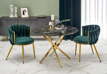 Kitchen Chair Valladolid | size: Width: 57cm, Height: 79cm, Depth: 60cm | color: Green | image: 2 | variant: 1002513