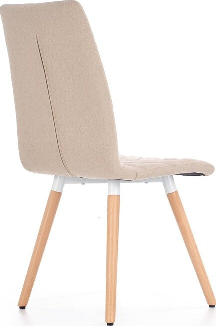 Kitchen Chair Valmiera | size: Width: 56cm, Height: 93cm, Depth: 44cm | color: Beige | image: 3 | variant: 1002203