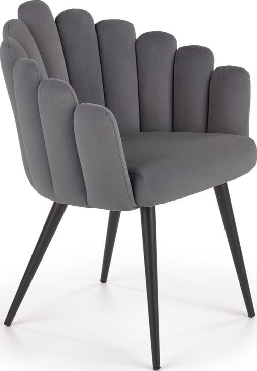 Kitchen Chair Vatican | size: Width: 62cm, Height: 85cm, Depth: 62cm | color: Gray | image: 1 | variant: 1002323
