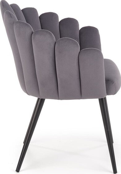 Kitchen Chair Vatican | size: Width: 62cm, Height: 85cm, Depth: 62cm | color: Gray | image: 4 | variant: 1002323