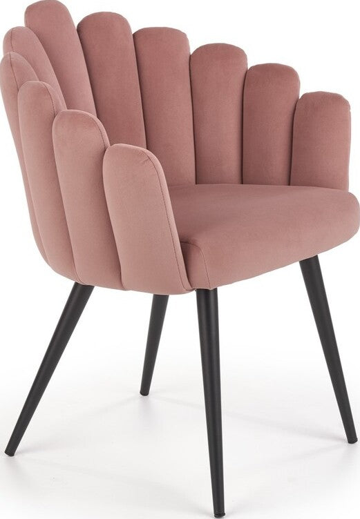 Kitchen Chair Vatican | size: Width: 62cm, Height: 85cm, Depth: 62cm | color: Pink | image: 1 | variant: 1002321