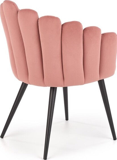 Kitchen Chair Vatican | size: Width: 62cm, Height: 85cm, Depth: 62cm | color: Pink | image: 3 | variant: 1002321
