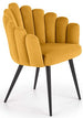 Kitchen Chair Vatican | size: Width: 65cm, Height: 85cm, Depth: 62cm | color: Yellow | image: 1 | variant: 1002658