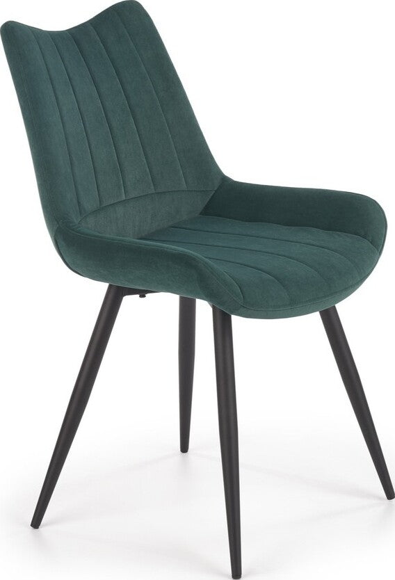 Kitchen Chair Vienna | size: Width: 53cm, Height: 87cm, Depth: 61cm | color: Green | image: 1 | variant: 1002303