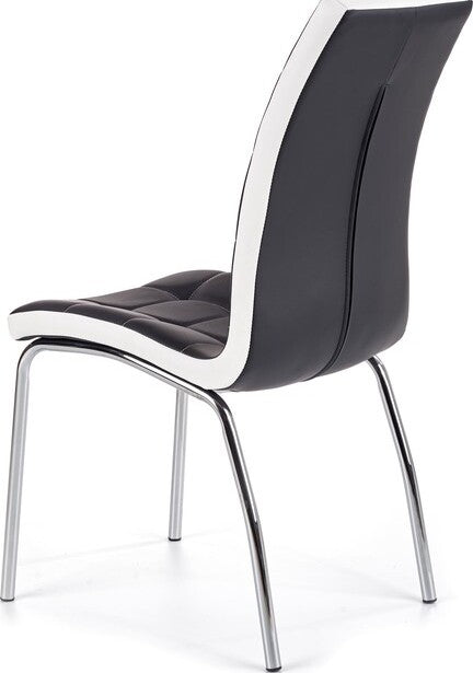Kitchen Chair Viljandi | size: Width: 42cm, Height: 100cm, Depth: 63cm | color: Black | image: 3 | variant: 1002153
