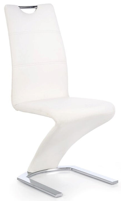 Kitchen Chair Vilnius | size: Width: 45cm, Height: 101cm, Depth: 63cm | color: White | image: 1 | variant: 1002213