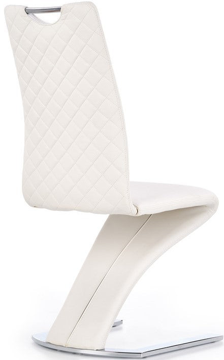 Kitchen Chair Vilnius | size: Width: 45cm, Height: 101cm, Depth: 63cm | color: White | image: 5 | variant: 1002213