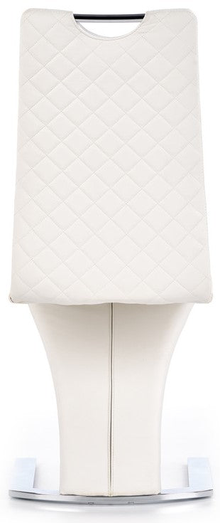 Kitchen Chair Vilnius | size: Width: 45cm, Height: 101cm, Depth: 63cm | color: White | image: 6 | variant: 1002213