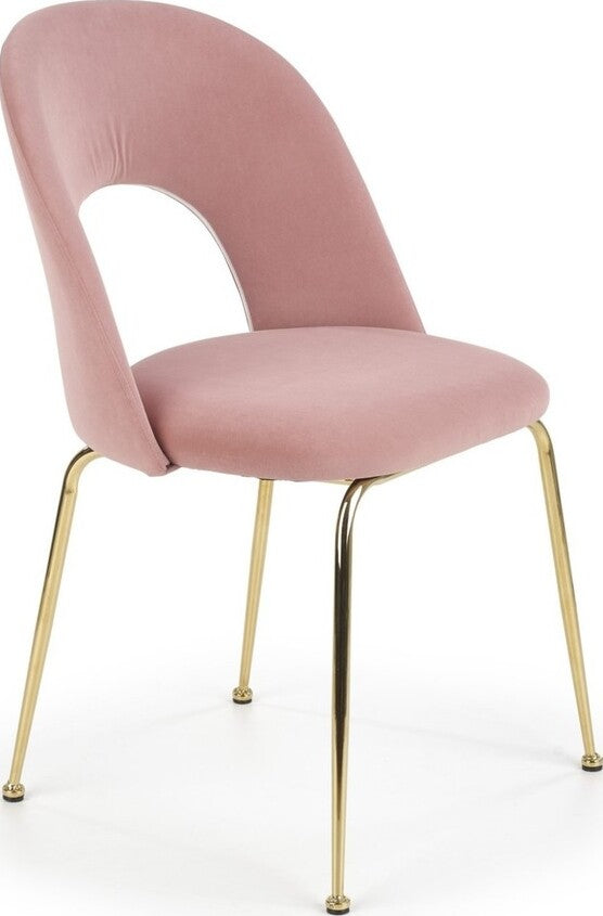 Kitchen Chair Warsaw | size: Width: 54cm, Height: 88cm, Depth: 59cm | color: Pink | image: 1 | variant: 1002296