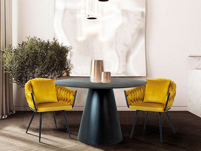 Kitchen Chair Washington D.C. | size: Width: 62cm, Height: 86cm, Depth: 47cm | color: Yellow | image: 3 | variant: 1003692
