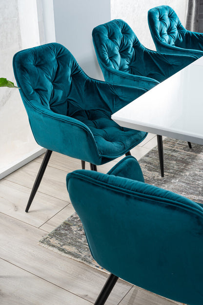 Kitchen Chair Washington | size: Width: 43cm, Height: 87cm, Depth: 57cm | color: Blue | image: 5 | variant: 1007786