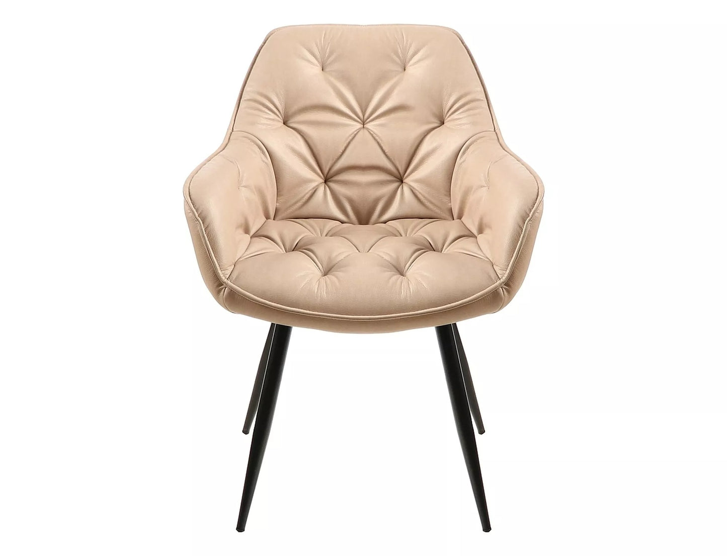 Kitchen Chair Washington | size: Width: 57cm, Height: 87cm, Depth: 43cm | color: Beige | image: 1 | variant: 1003917