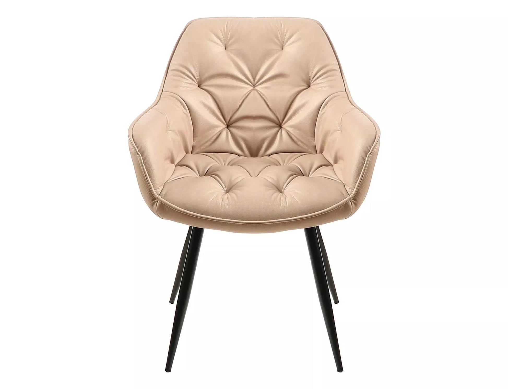Kitchen Chair Washington | size: Width: 57cm, Height: 87cm, Depth: 43cm | color: Beige | image: 1 | variant: 1003917