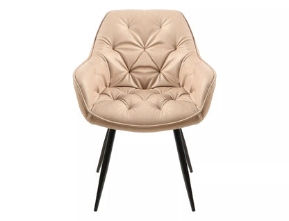 Kitchen Chair Washington | size: Width: 57cm, Height: 87cm, Depth: 43cm | color: Beige | image: 1 | variant: 1003917