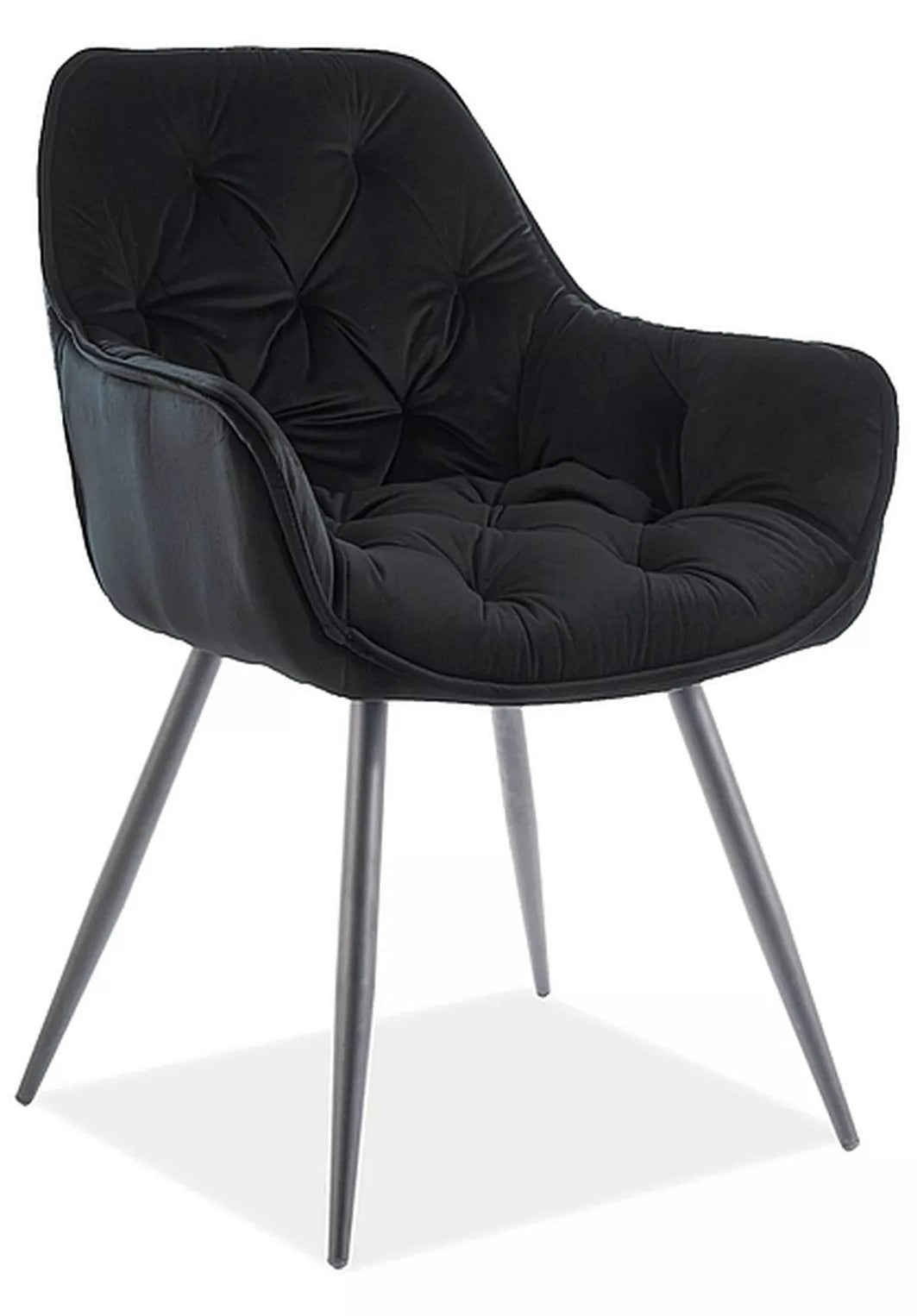 Kitchen Chair Washington | size: Width: 57cm, Height: 87cm, Depth: 43cm | color: Black | image: 0 | variant: 1003572