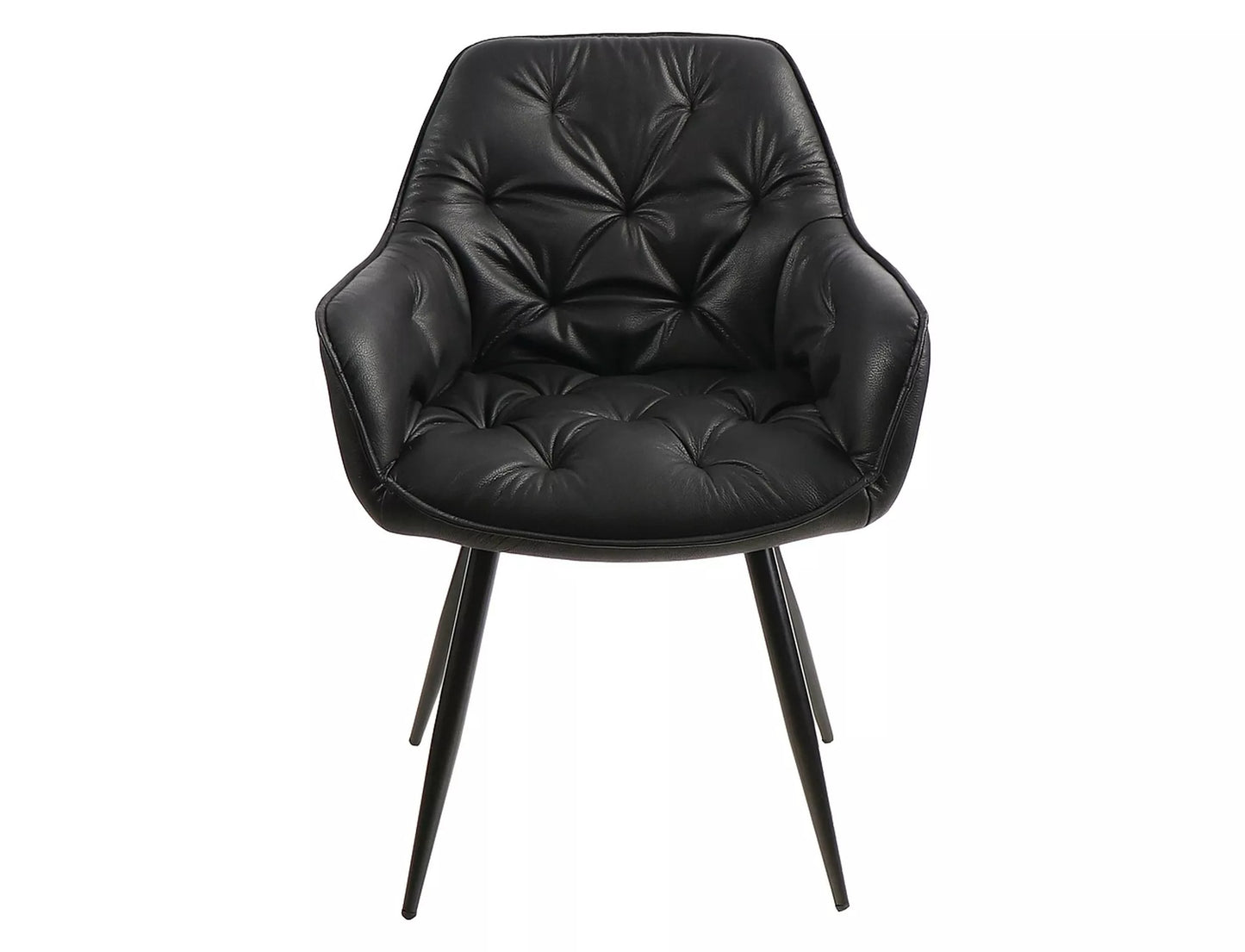 Kitchen Chair Washington | size: Width: 57cm, Height: 87cm, Depth: 43cm | color: Black | image: 1 | variant: 1003918