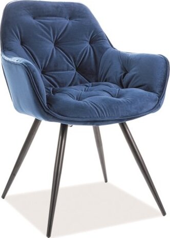 Kitchen Chair Washington | size: Width: 57cm, Height: 87cm, Depth: 43cm | color: Blue | image: 1 | variant: 1003565