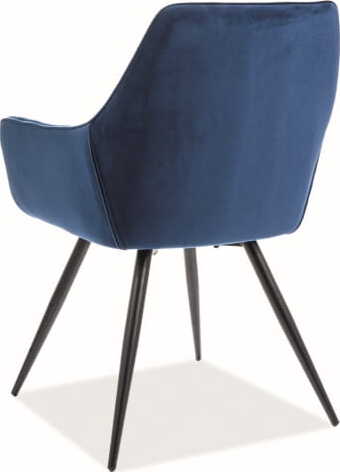 Kitchen Chair Washington | size: Width: 57cm, Height: 87cm, Depth: 43cm | color: Blue | image: 2 | variant: 1003565