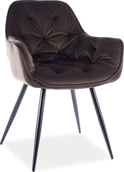 Kitchen Chair Washington | size: Width: 57cm, Height: 87cm, Depth: 43cm | color: Brown | image: 1 | variant: 1003571