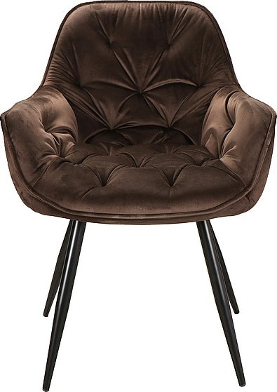 Kitchen Chair Washington | size: Width: 57cm, Height: 87cm, Depth: 43cm | color: Brown | image: 2 | variant: 1003571