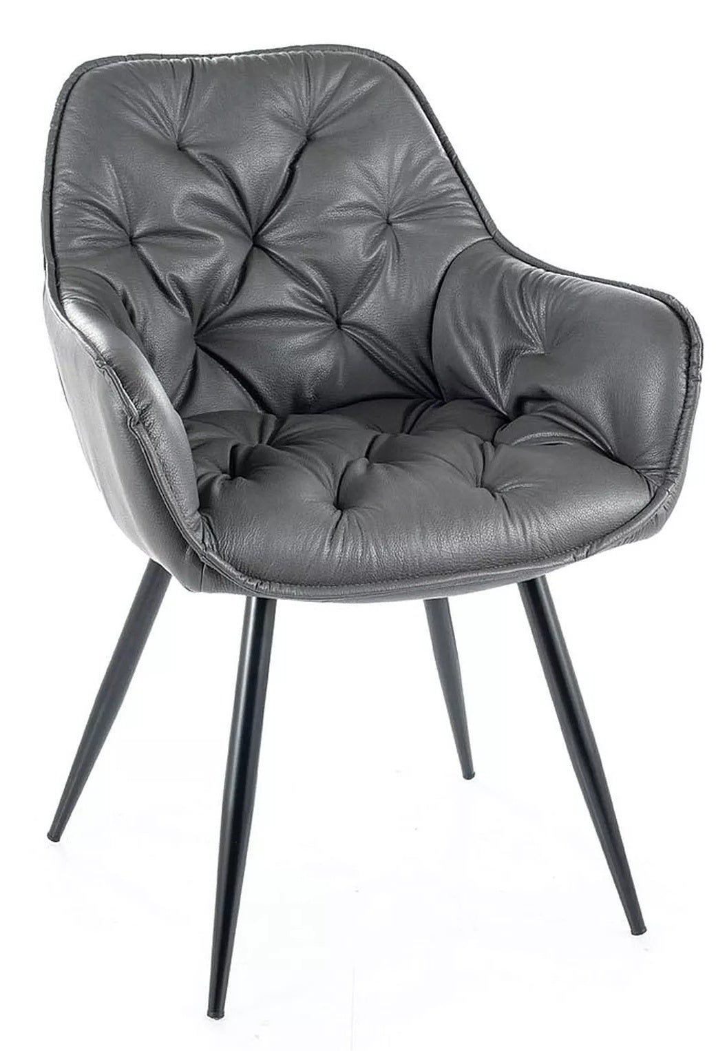 Kitchen Chair Washington | size: Width: 57cm, Height: 87cm, Depth: 43cm | color: Gray | image: 0 | variant: 1003920