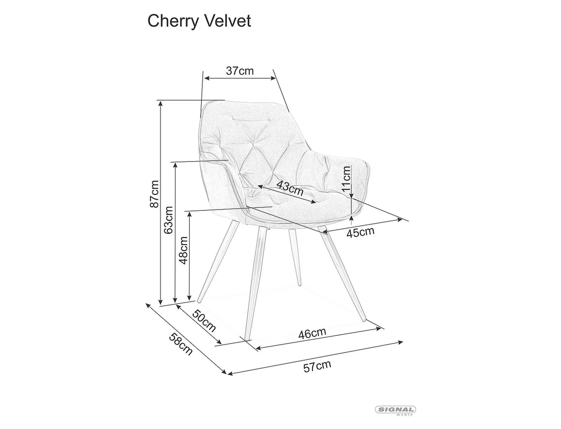 Kitchen Chair Washington | size: Width: 57cm, Height: 87cm, Depth: 43cm | color: Gray | image: 3 | variant: 1003920