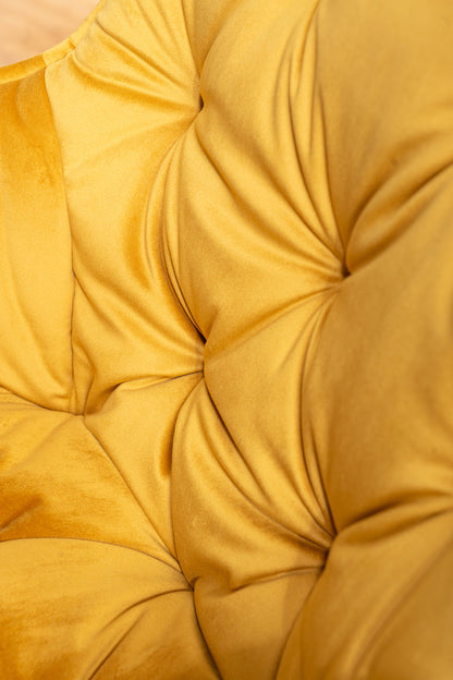 Kitchen Chair Washington | size: Width: 57cm, Height: 87cm, Depth: 43cm | color: Yellow | image: 5 | variant: 1003568