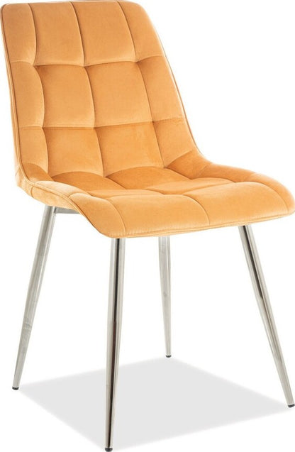 Kitchen Chair Wellington | size: Width: 50cm, Height: 88cm, Depth: 43cm | color: Yellow | image: 1 | variant: 1003575