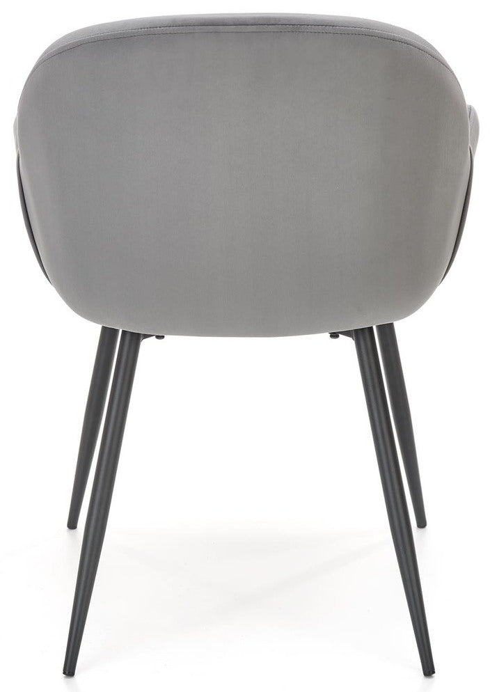 Kitchen Chair West Basel | size: Width: 59cm, Height: 79cm, Depth: 59cm | color: Gray | image: 2 | variant: 1007459