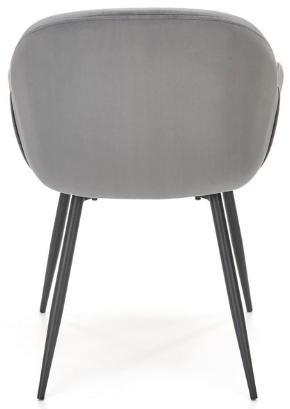 Kitchen Chair West Basel | size: Width: 59cm, Height: 79cm, Depth: 59cm | color: Gray | image: 2 | variant: 1007459