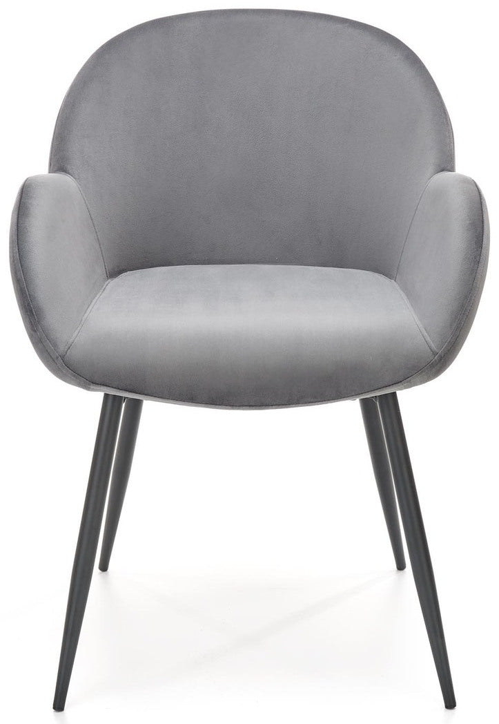 Kitchen Chair West Basel | size: Width: 59cm, Height: 79cm, Depth: 59cm | color: Gray | image: 5 | variant: 1007459